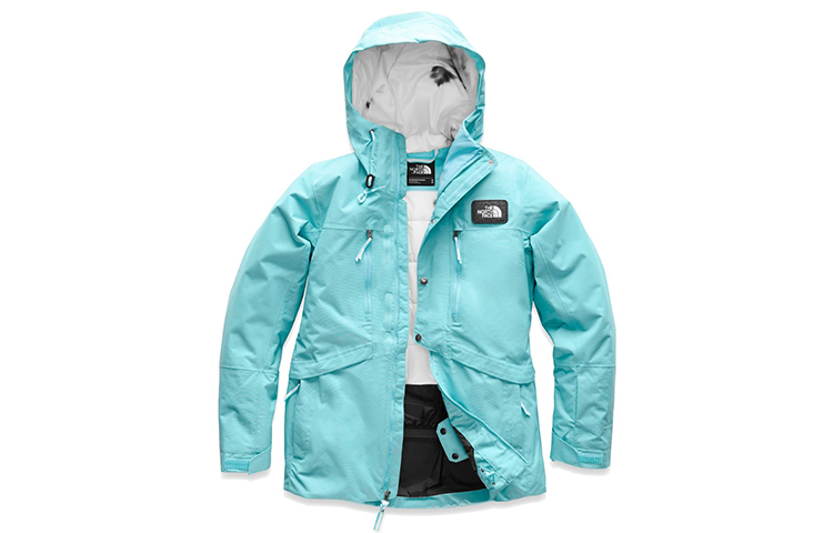 (Women) TNF Superlu Jacket Tansantarctic Blue - Windproof & Waterproof NF0A3KRF3XT
