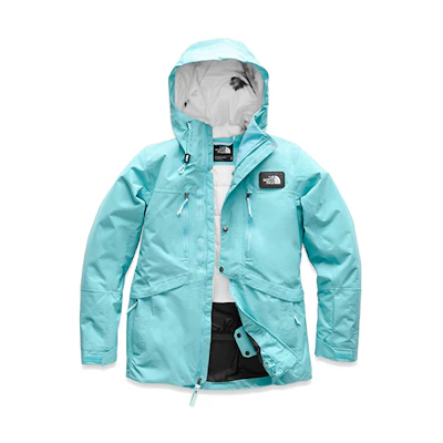 (Women) TNF Superlu Jacket Tansantarctic Blue - Windproof & Waterproof NF0A3KRF3XT