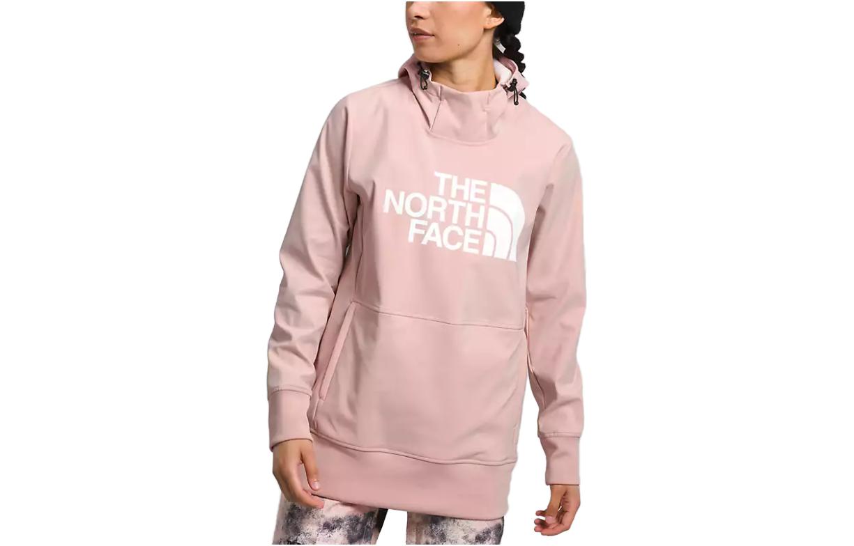 Order (W) The North Face Tekno Pullover Hoodie Lengan Panjang Cetak Huruf Pink NF0A7UUK-LK6