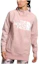Order (W) The North Face Tekno Pullover Hoodie Lengan Panjang Cetak Huruf Pink NF0A7UUK-LK6