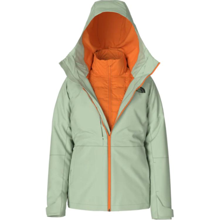 (Women) TNF ThermoBall Eco Snow Triclimate Jacket Misty Sage NF0A7WYH-KIA