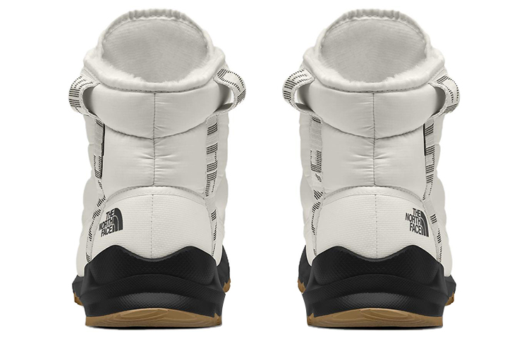 Lookbook 北面THE NORTH FACE ThermoBall蕾丝奢华蝴蝶結 舒适运动登山徒步 短筒 户外靴 女款 白色