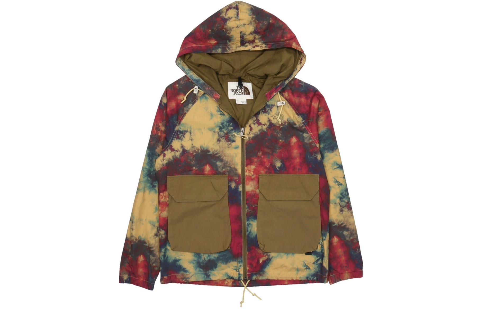 (Women) The North Face Tie-Dye Windproof Hoodie Outdoor Hiking Jacket NF0A7WTZ-94B