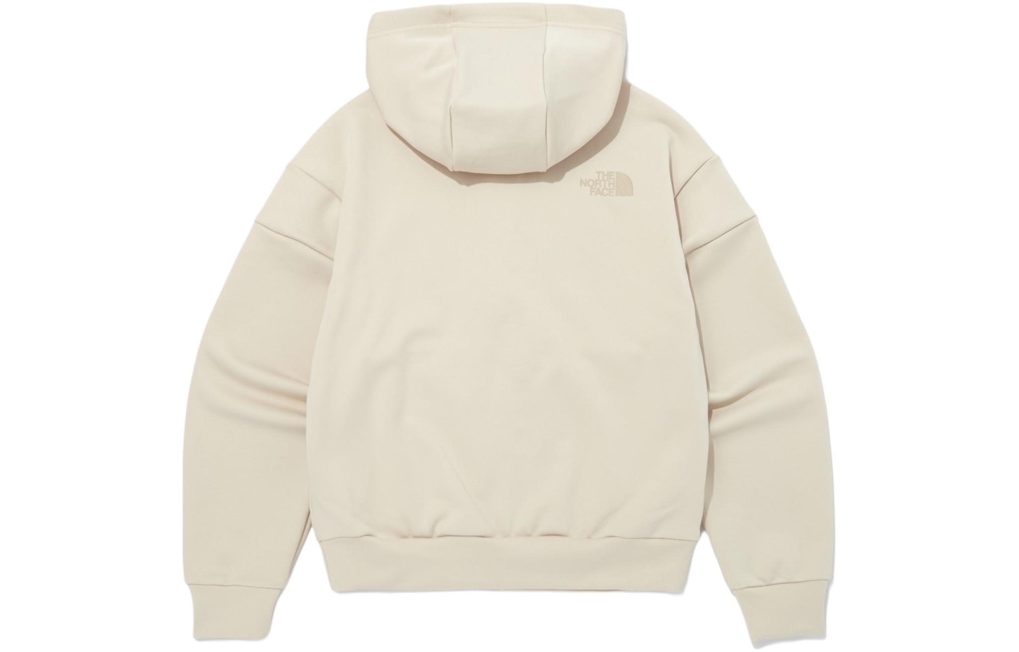 (Women) TNF Training Jacket Logo Hoodie Zip Long Sleeve Tan NJ5JP32C 圖 3