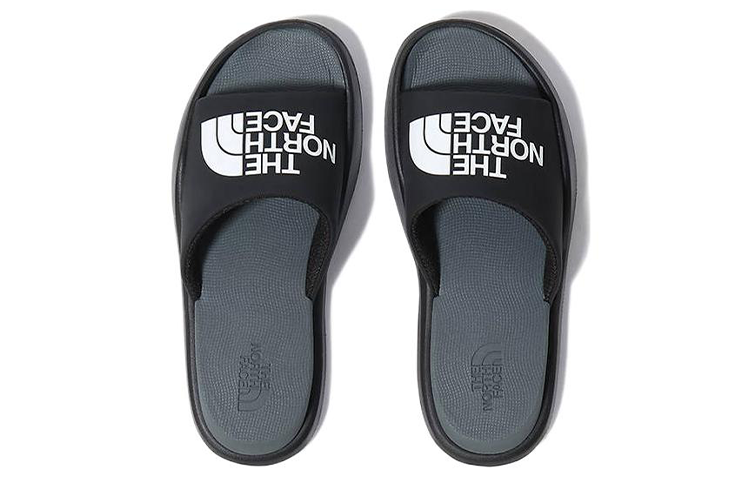 Shop (W) The North Face Triarch Slides ''Zwart Wit'' NF0A5JCB-KY4
