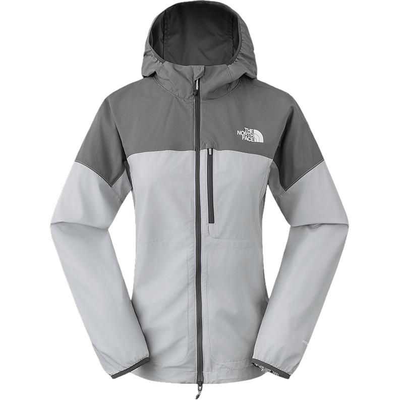 (Women) The North Face Two-Tone Water-Resistant Windbreaker Jacket Gray NF0A83TW-RO5