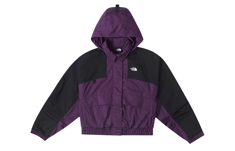 (Women) The North Face UE  Water-Resistant Baseball Jacket Purple Detachable Hood NF0A885D-AUG