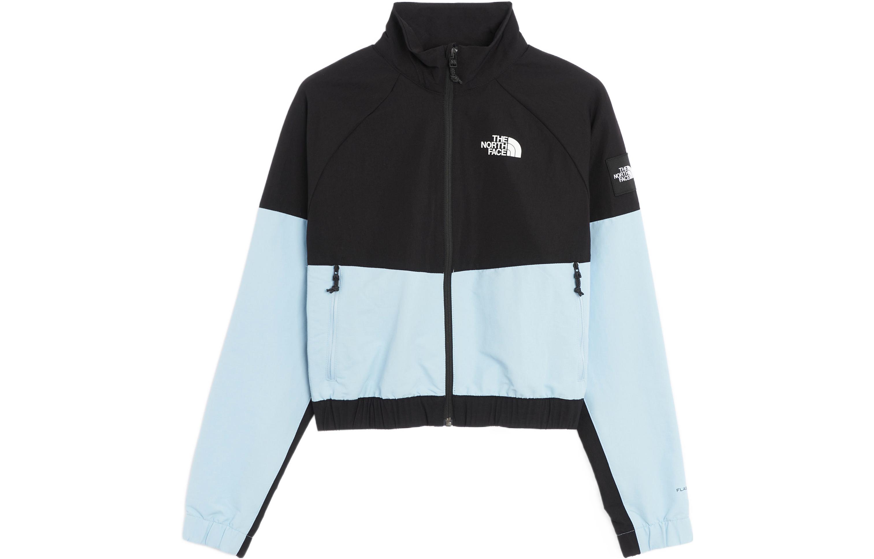 (Women) TNF UE Blue Colorblock Logo Short Jacket NF0A7R22-3R3