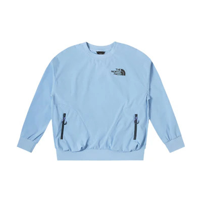 (Women) TNF UE Blue Water-Resistant Knit Sweatshirt with Logo Print NF0A8852-QEO