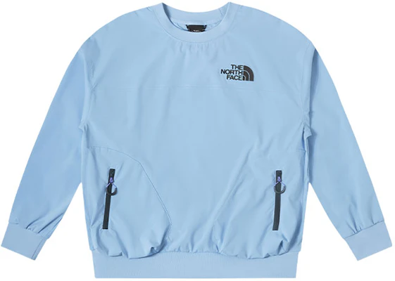 (Women) The North Face UE Blue Water-Resistant Knit Sweatshirt with Logo Print NF0A8852-QEO Order (Women) The North Face UE Blue Water-Resistant Knit Sweatshirt with Logo Print NF0A8852-QEO