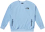 Order (Women) The North Face UE Blue Water-Resistant Knit Sweatshirt with Logo Print NF0A8852-QEO