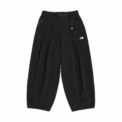 (Women) TNF UE Fleece Wide-Leg Pants Black with Adjustable Waist NF0A7WAA-JK3