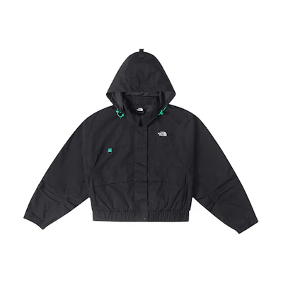 (Women) TNF UE Pioneer Water-Resistant Detachable Hood Black Jacket NF0A885D-JK3