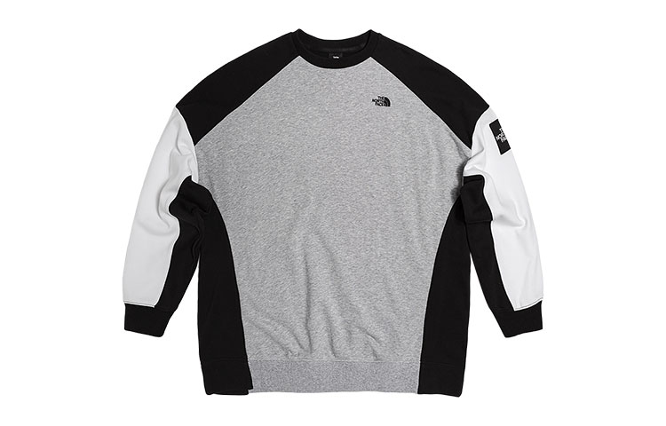 Order (W) The North Face UE 系列拼色繡標針織女款灰色衛衣 NF0A7WAF-X6P