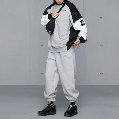 (W) The North Face UE 系列拼色繡標針織女款灰色衛衣 NF0A7WAF-X6P Purchase (W) The North Face UE 系列拼色繡標針織女款灰色衛衣 NF0A7WAF-X6P