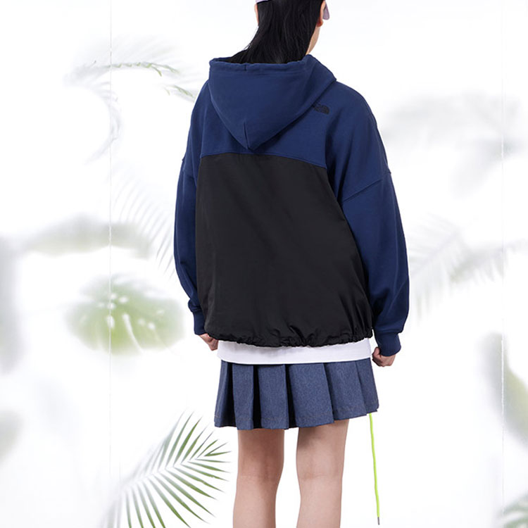 (Women) TNF UE Series Logo Print Colorblock Hoodie Blue NF0A7W9Y-8K2 圖 4