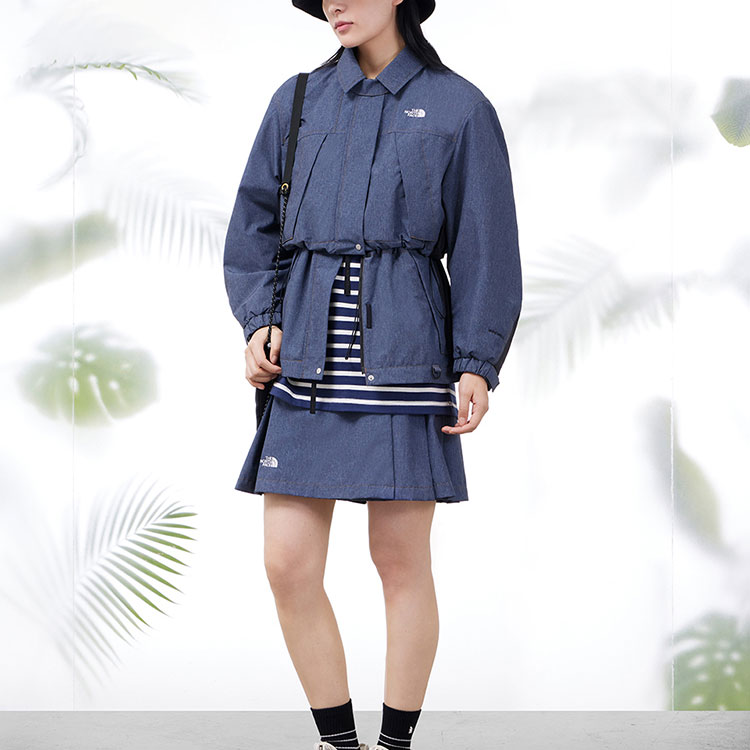 (Women) TNF UE Series Waterproof Windproof Blue Convertible Jacket NF0A81KS-92A 圖 5