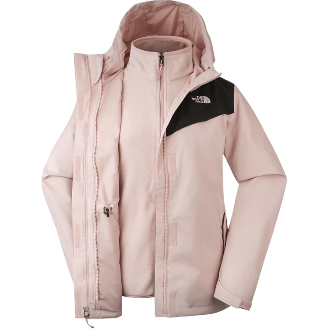 (Women) TNF Urban Exploration 3-in-1 Soft Pink Waterproof Jacket NF0A88RY-HZI