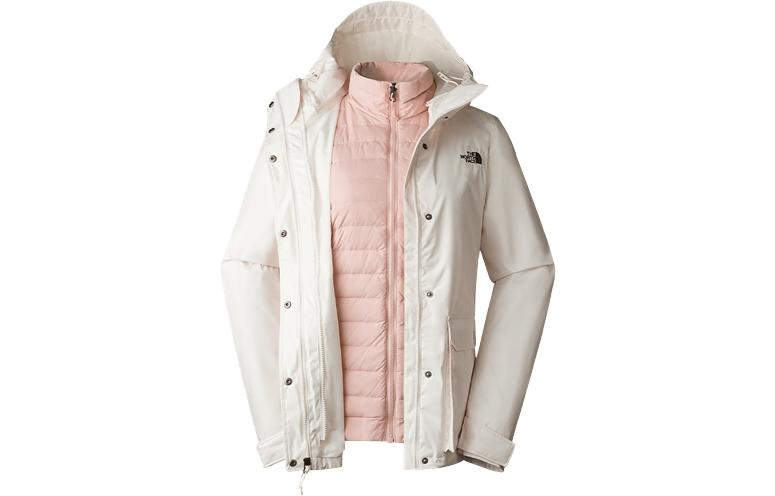 (Women) TNF Urban Exploration 3-in-1 Waterproof Jacket - White NF0A88RW-N4I