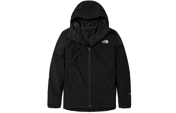 (Women) TNF Urban Exploration 3-in-1 Waterproof Hooded Jacket Black NF0A4NFB-KX7