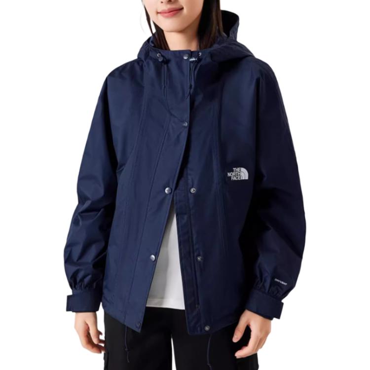 Lookbook (W) The North Face 都會探險海軍藍防水防風外套 NF0A8BAB-8K2
