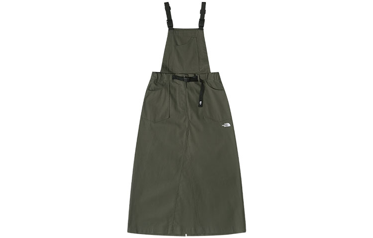 (Women) The North Face Urban Exploration  Water-Resistant Suspender Skirt Green NF0A88EP-21L