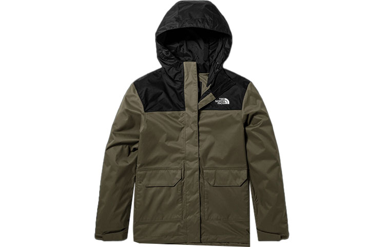 (Women) The North Face Urban Exploration  Waterproof Olive Green Winter Jacket. NF0A4U7T-21L