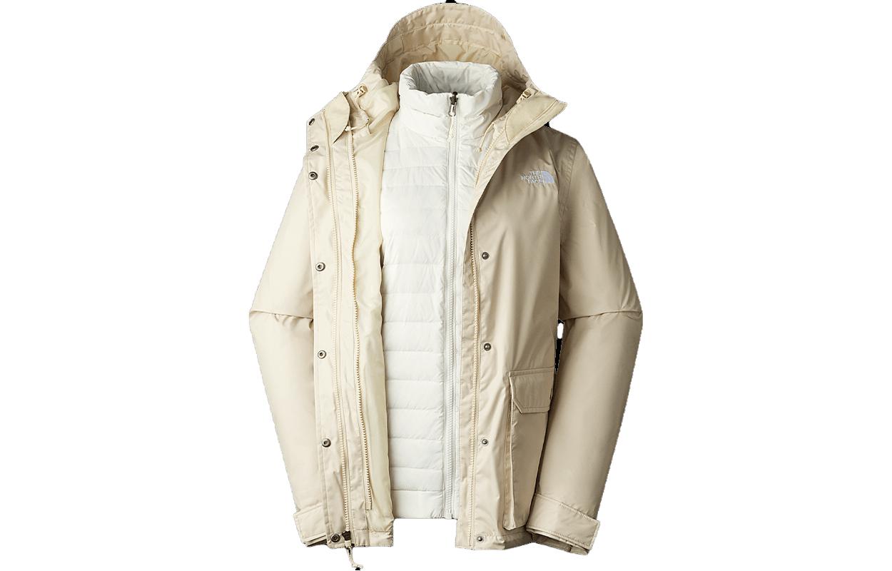 (Women) TNF Urban Exploration Beige Waterproof 3-in-1 Jacket NF0A88RW-486