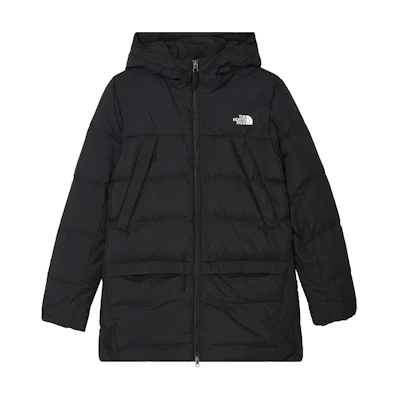 (Women) TNF Urban Exploration Black Logo Zip-Up Down Jacket - NF0A7QSU-JK3