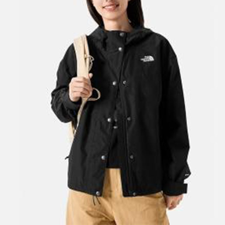 (Women) TNF Urban Exploration Black Solid Waterproof Windproof Jacket NF0A7QSI-JK3 圖 6
