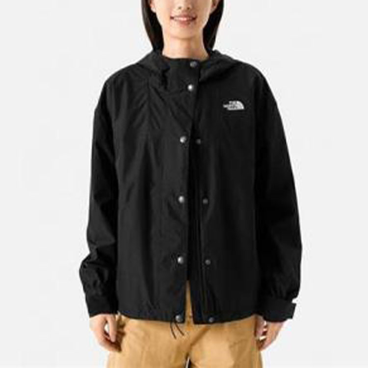 (Women) TNF Urban Exploration Black Solid Waterproof Windproof Jacket NF0A7QSI-JK3 圖 7
