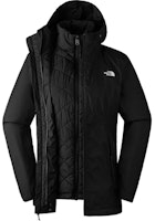 (Women) The North Face Urban Exploration Black Warrior Hooded 3-in-1 Jacket NF0A88RX-JK3 (Women) The North Face Urban Exploration Black Warrior Hooded 3-in-1 Jacket NF0A88RX-JK3