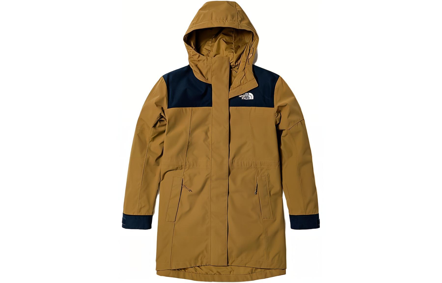(Women) The North Face Urban Exploration Brown Waterproof Windbreaker Jacket NF0A7WBR-173