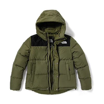 (Women) TNF Urban Exploration Colorblock Down Jacket Green NF0A4NEZ-7D6
