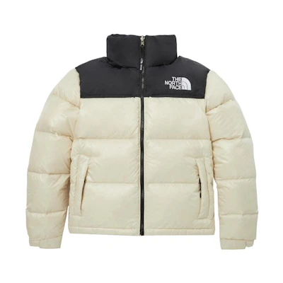 (Women) TNF Urban Exploration Colorblock Down Jacket Off-White NJ1DP81B