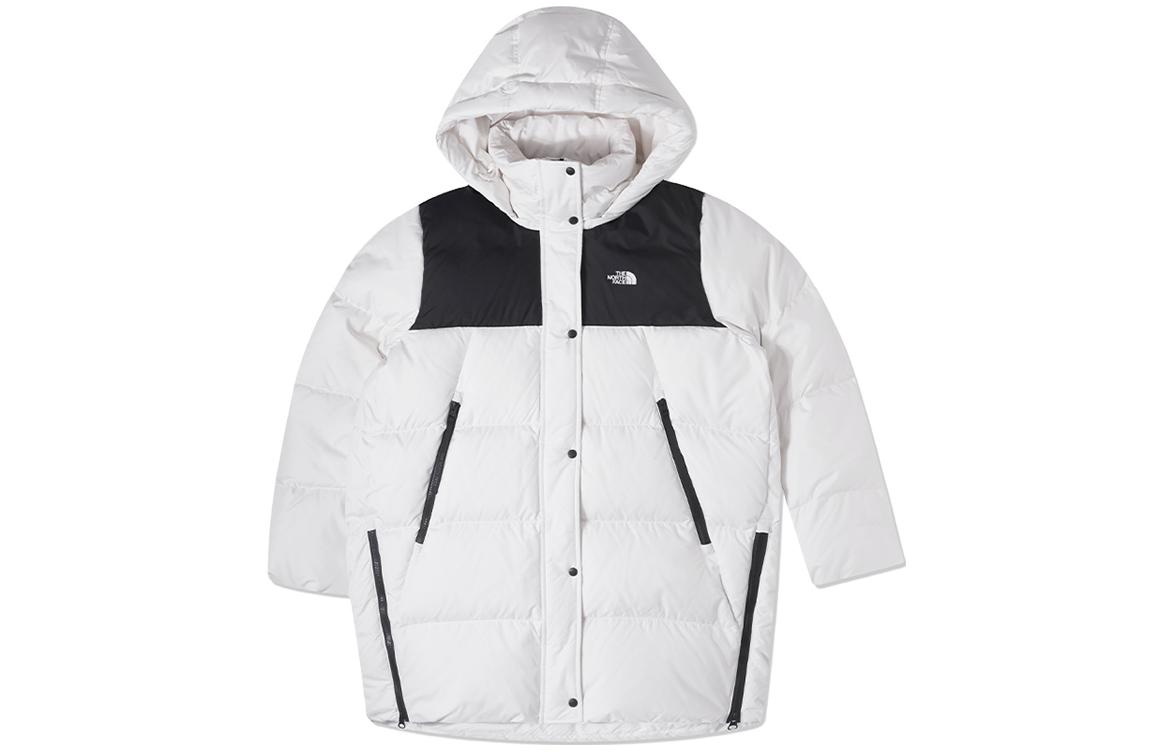 (Women) TNF Urban Exploration Colorblock Logo Water-Repellent Parka White NF0A89TC-ROU