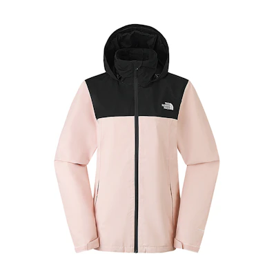 (Women) TNF Urban Exploration Colorblock Hooded Jacket Pink NF0A88FY-LK6