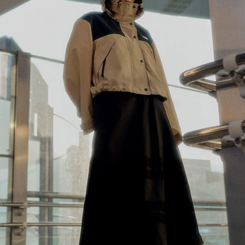 (Women) TNF Urban Exploration Colorblock Windproof Jacket - Khaki NF0A83P8-UK2 圖 5