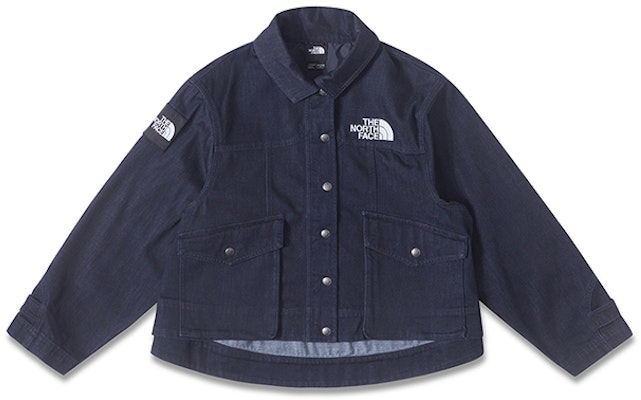 (W) 北面都市探险刺绣标志牛仔夹克蓝色 NF0A83PI-DG7 Buy (W) 北面都市探险刺绣标志牛仔夹克蓝色 NF0A83PI-DG7