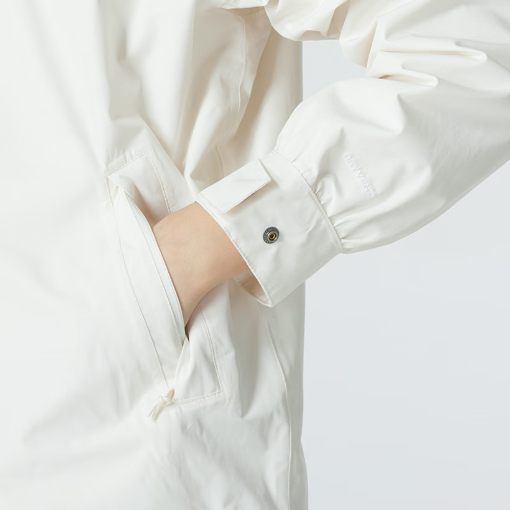 (Women) TNF Urban Exploration FW24 Waterproof Windbreaker Jacket Sand Dune White NF0A7QSIROU 圖 7