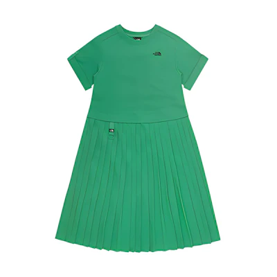 (Women) TNF Urban Exploration Green Pleated Outdoor Dress NF0A885E-PO8