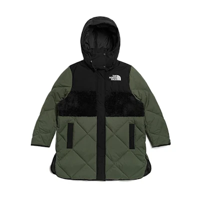 (Women) TNF Urban Exploration Green Water-Resistant Down Jacket NF0A7WA7-NYC