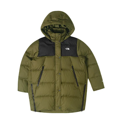 (Women) TNF Urban Exploration Green Water-Repellent Down Parka NF0A89TC-RMO