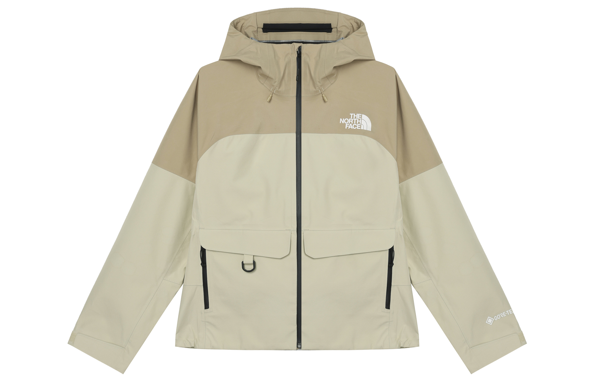 (Women) TNF Urban Exploration Khaki Hooded Waterproof Jacket NF0A87U6-QK7