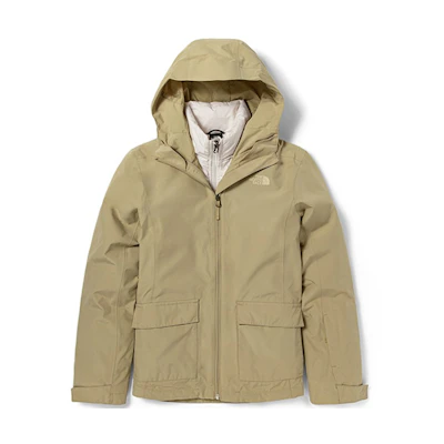 (Women) TNF Urban Exploration Khaki Waterproof Windproof Jacket NF0A5AY1-1X1