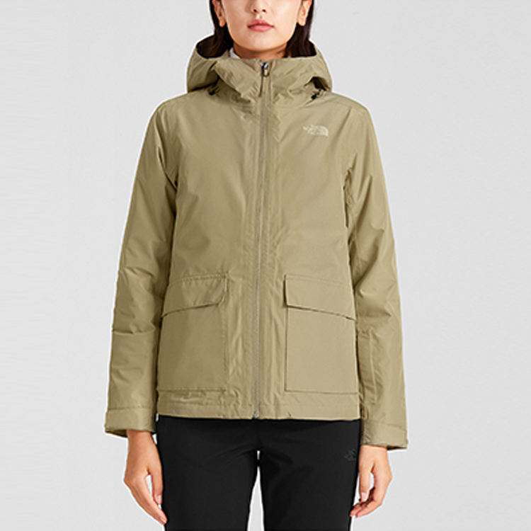 Purchase (W) The North Face Urban Exploration Jaket Kalis Air & Angin Khaki NF0A5AY1-1X1