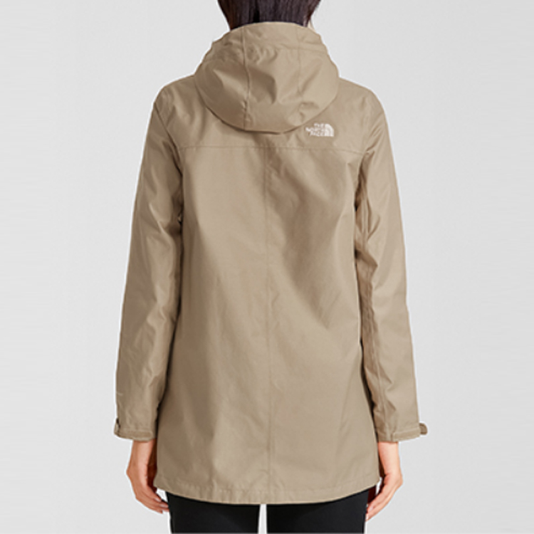 (Women) TNF Urban Exploration Khaki Waterproof Hooded Jacket NF0A7QPH-CEL 圖 5