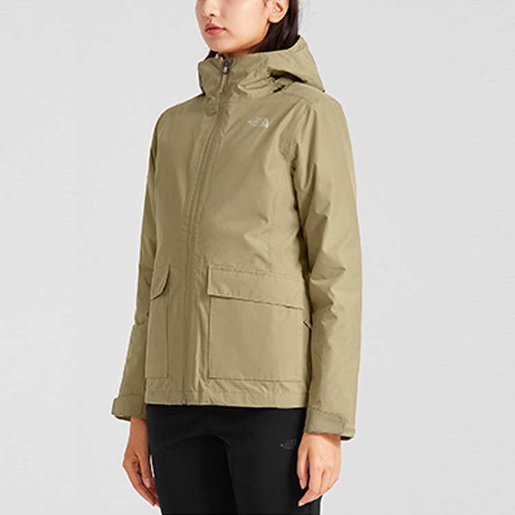 Cheap (W) The North Face Urban Exploration Jaket Kalis Air & Angin Khaki NF0A5AY1-1X1