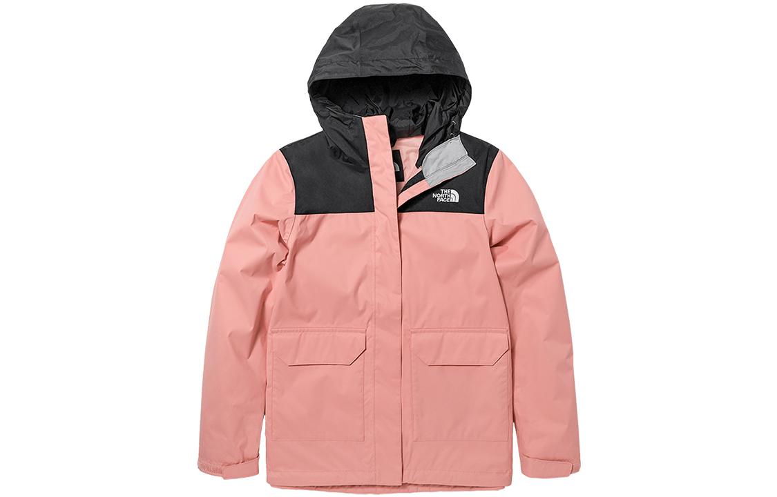 (Women) TNF Urban Exploration Logo Hooded Softshell Jacket Pink NF0A4U7T-574