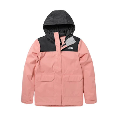 (Women) TNF Urban Exploration Logo Hooded Softshell Jacket Pink NF0A4U7T-574